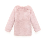 Nicole Miller Baby Pink Fur Coat