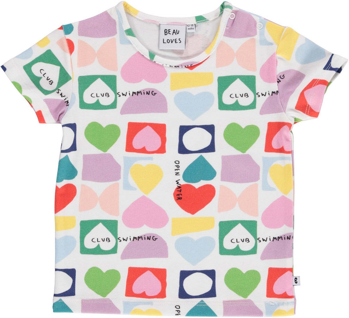 Beau Loves Hearts Baby T-shirt