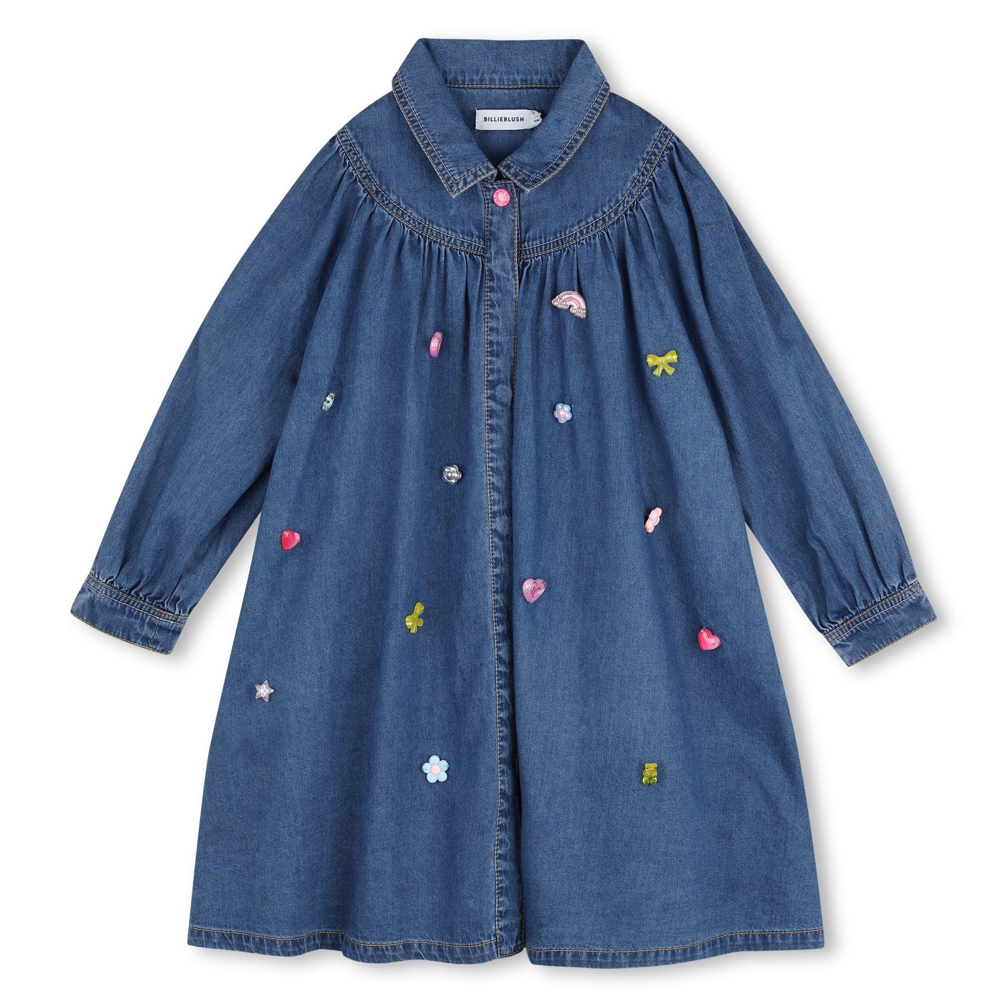 Billieblush Stone Icon Denim Dress 6 / Denim