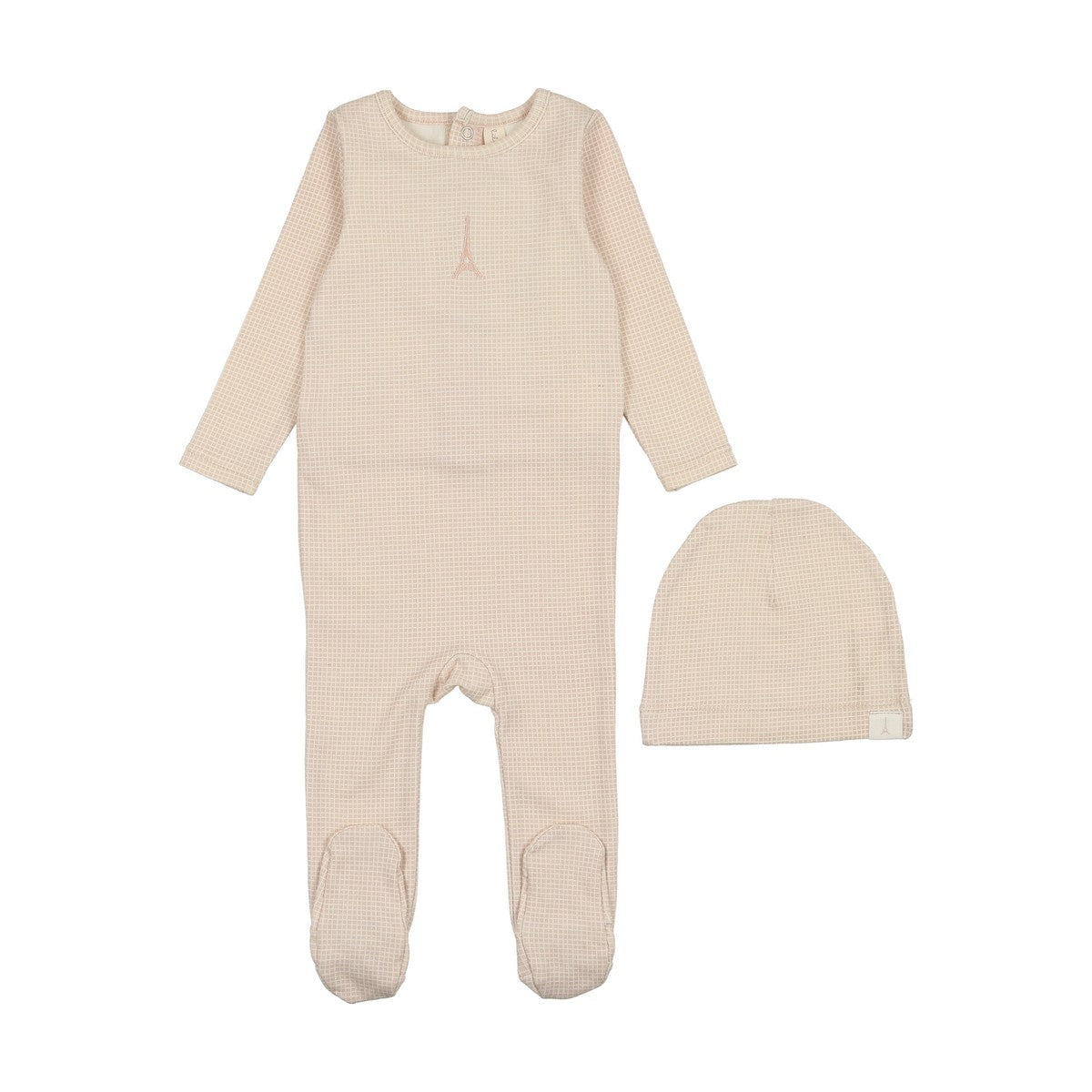 Lilette Fine Pointelle Footie Set - Sky Blue main image 0
