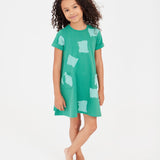 Crew Green Bleached Square Dress