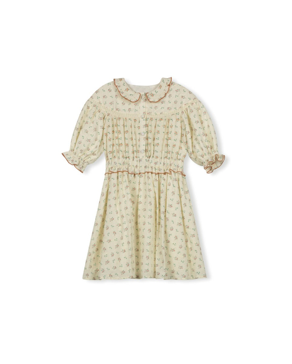 Vince Printed Linen Dress Floral / 8