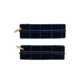 Project 6 Navy Pristine Pleats Clip Set of Two