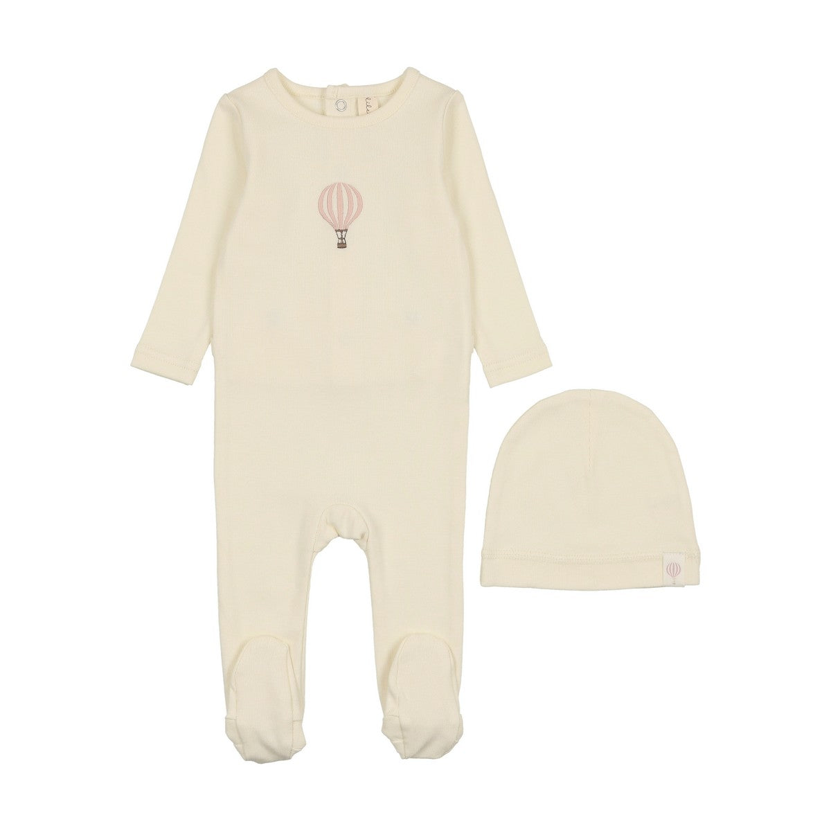 Lilette Fine Pointelle Footie Set - Cream main image 0