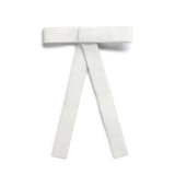 Halo Luxe White Taffy Patent Leather Bow Clip