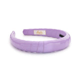 Halo Luxe Lavender Taffy Patent Leather Wrapped Headband