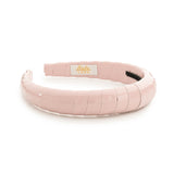 Halo Luxe Blush Taffy Patent Leather Wrapped Headband