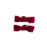 Project 6 Red Velvet Ties Clip Set of Two
