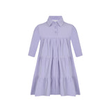 Little Parni Lavender Tiered Dress