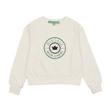 Maisonita White/Green Crown Sweatshirt