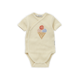 Sproet & Sprout Pear Ice Cream Wrap Romper