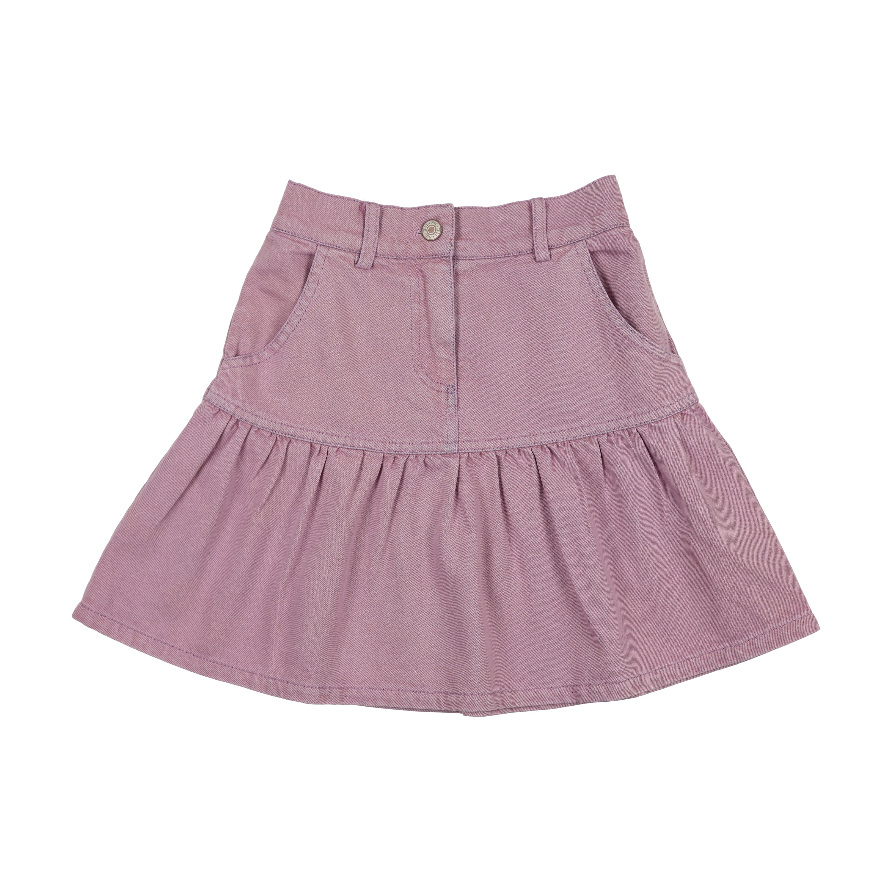 Teela Lavender Denim Skirt 18 / Lavender