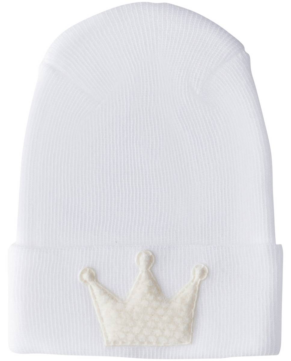 Adora Baby Fuzzy Ivory Crown Hospital Hat