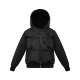 Ellabee Black Fur Lined Eva Hoodie