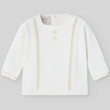 Paz Cream Button Knit Set