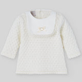 Paz Cream/Beige Bow Pony Knit Set