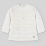 Paz Cream/Beige Pony Knit Set