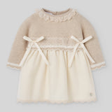 Paz Light Brown Knit Lua Dress