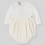 Paz Cream Knit Romper