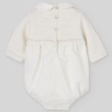 Paz Cream Dotted Romper
