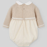 Paz Light Brown Knit Lua Romper