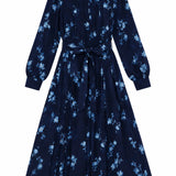 Kiera Blue Flower Dress