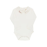 Ely's & Co Pink Floral Star Knit Collection Bodysuit