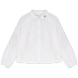 Calla Lili Cream/Brown Embroidery Shirt
