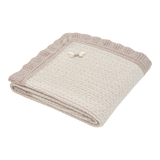 Paz Linen/Cream Knit Blanket