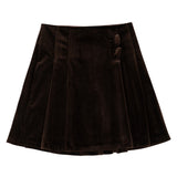 Kipp Chocolate Dahlia Skirt