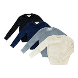 Teela Off Navy Weave Sweater