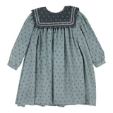 Analogie Dusty Blue Primrose Dress