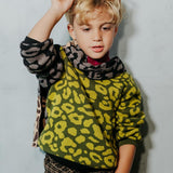 Limited Edition Grey Leopard Knit Sweater