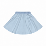 Teela Chambray Denim Circle Skirt