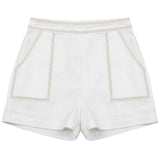 Calla Lili White/Sand Shorts