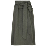 Gem Green Brocade Skirt