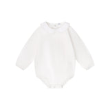 Bopop Ivory Peter Pan Collar Onesie