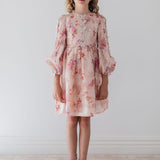 Petite Amalie Dream Floral Butterfly Applique Dress