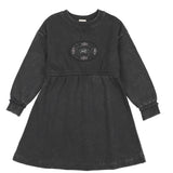 Analogie Off Black Stitch Studio Sweatshirt Dress