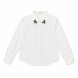 Teela White Bow Blouse