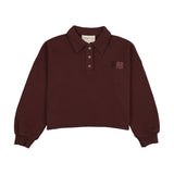 Farren and Me Washed Burgundy Swing Polo