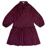 Piccola Ludo Burgundy Pandoro Dress