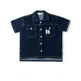 Birnham On The Sea Indigo Button Down Shirt