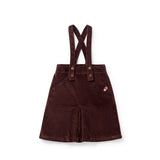 Birnham On The Sea Brick Corduroy Suspender Jumper