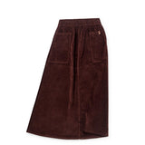 Birnham On The Sea Brick Corduroy Midi Pocket Skirt