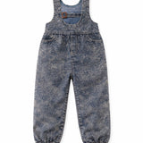Birnham On The Sea Navy Wash Corduroy Buckle Romper
