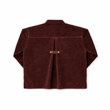 Birnham On The Sea Brick Corduroy Pleat Detail Shirt
