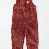 Birnham On The Sea Red Wash Corduroy Overalls