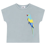 Kix Denim Parrot Print T-Shirt