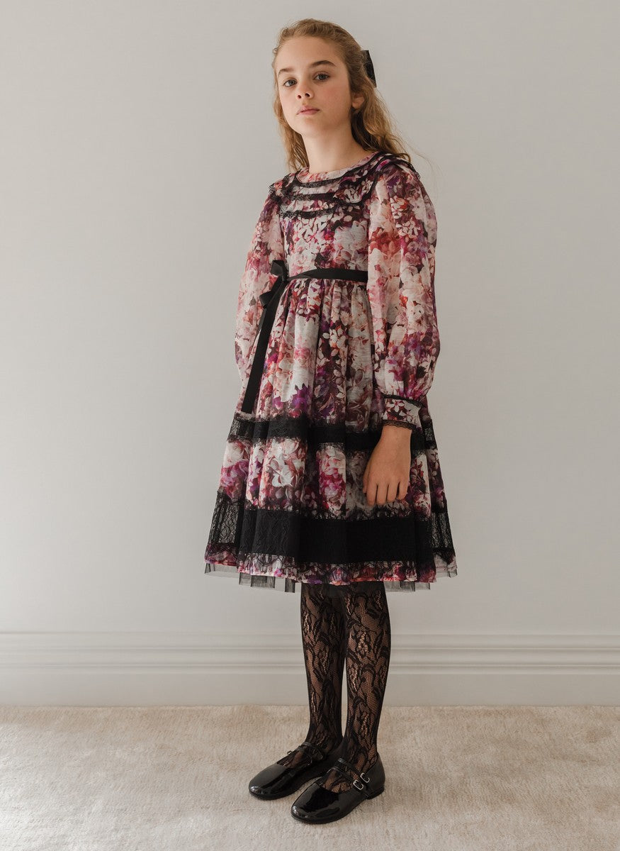 Petite Amalie Hydrangea Print Dress – Young Timers Boutique